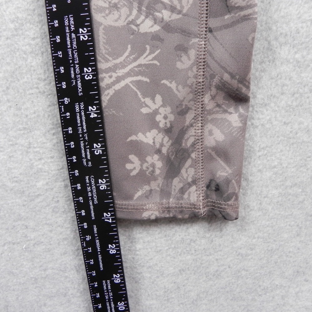 Chico's Zenergy Leggings Womens 2 12/14 Side Pockets Yoga Pants Paisley Floral - Picture 7 of 10
